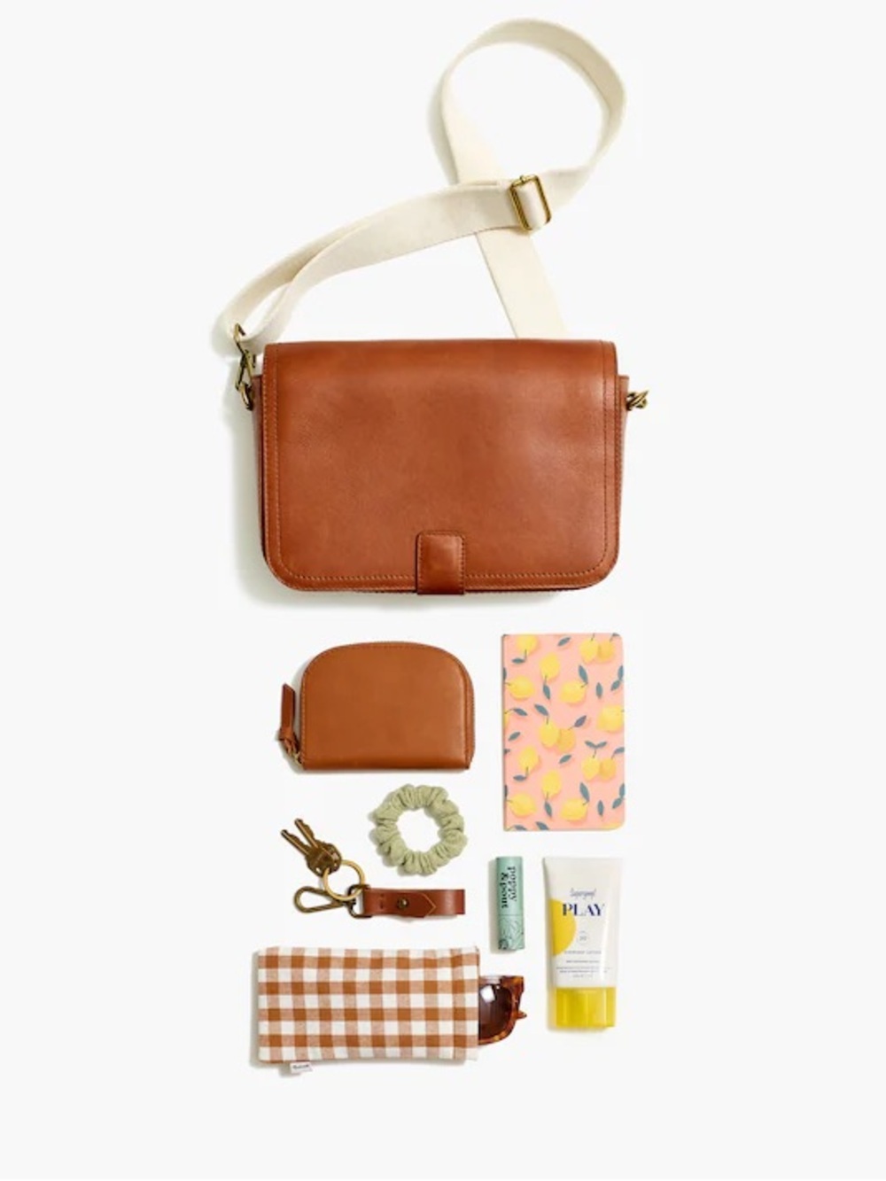 Madewell The Transport Flap Shoulder in Bag English Saddle - Picture 11 of 11